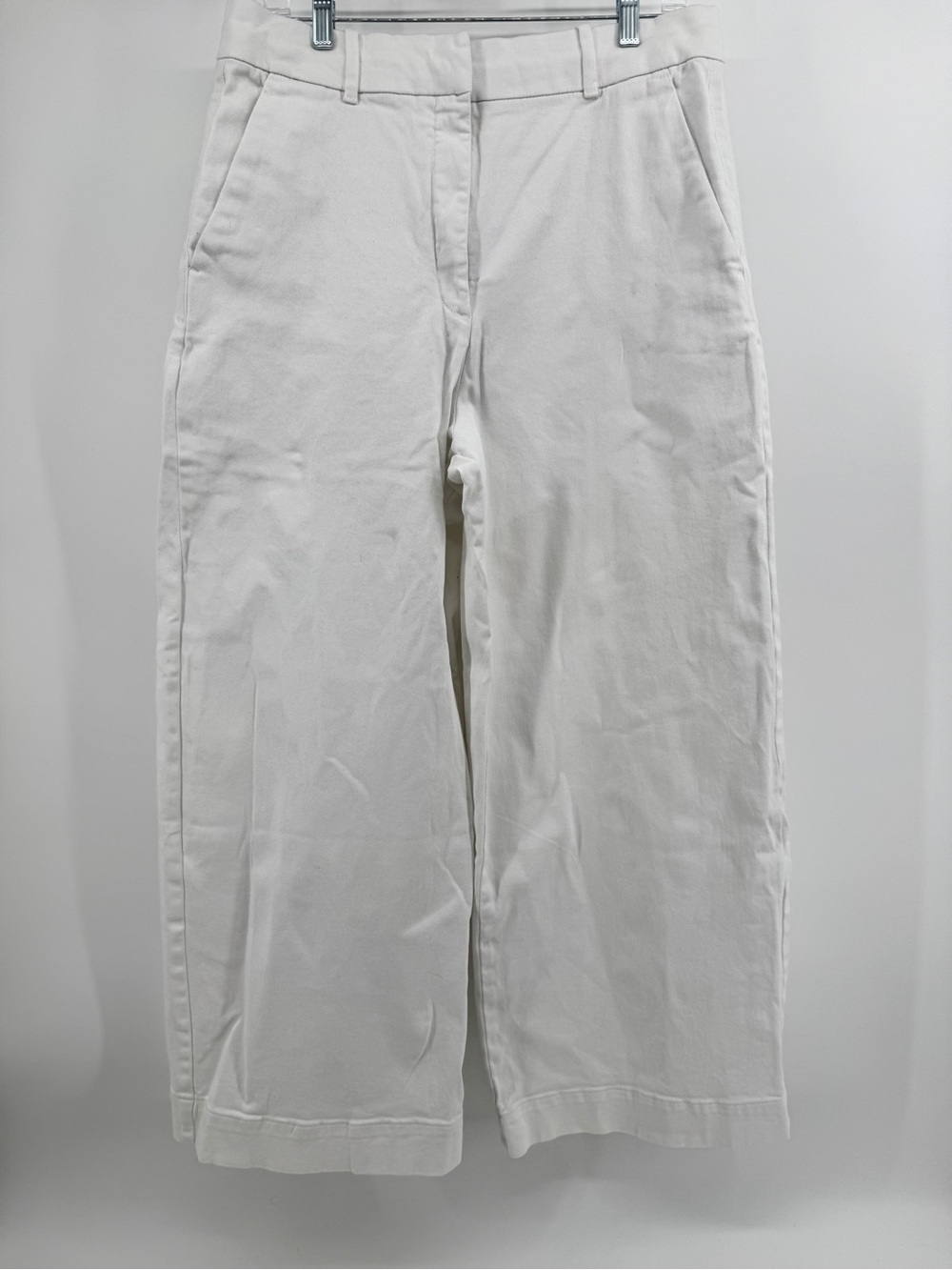 Everelane‎ White Wide-Leg Cotton Pants